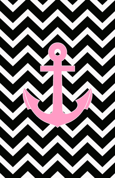 Pink Anchor Wallpaper Include
