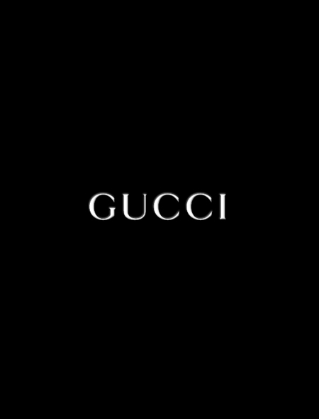 Gucci Logo On Black Wallpaper For Htc Windows Phone 8s