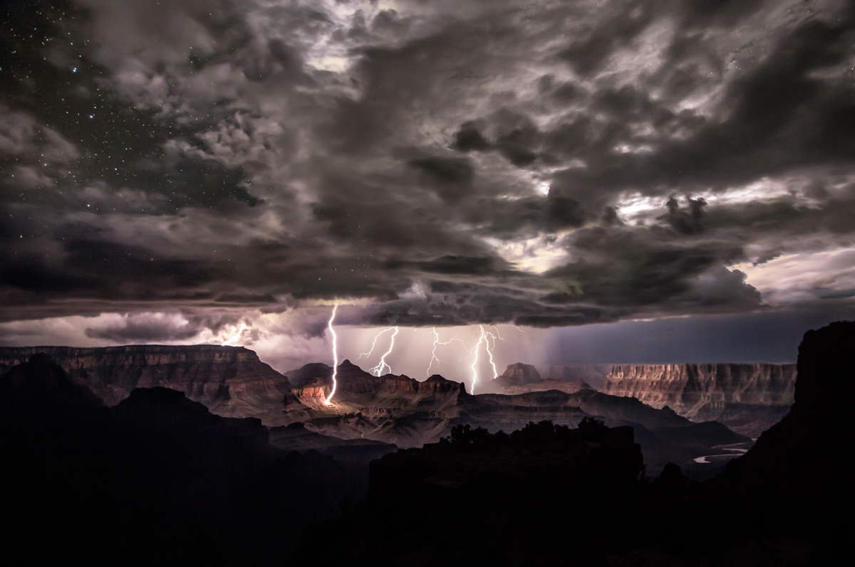 Photo Of The Week Grand Canyon Lightning Really Right Stuff
