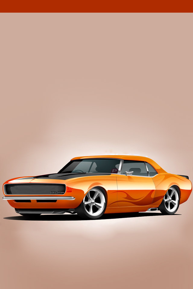 Download wallpaper 840x1336 black classic car chevrolet camaro iphone 5  iphone 5s iphone 5c ipod touch 840x1336 hd background 23555