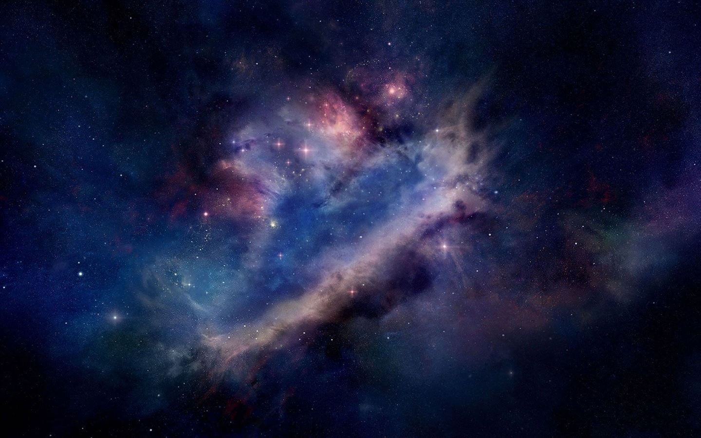 Space Dark Universe Macbook Air Wallpaper Allmacwallpaper