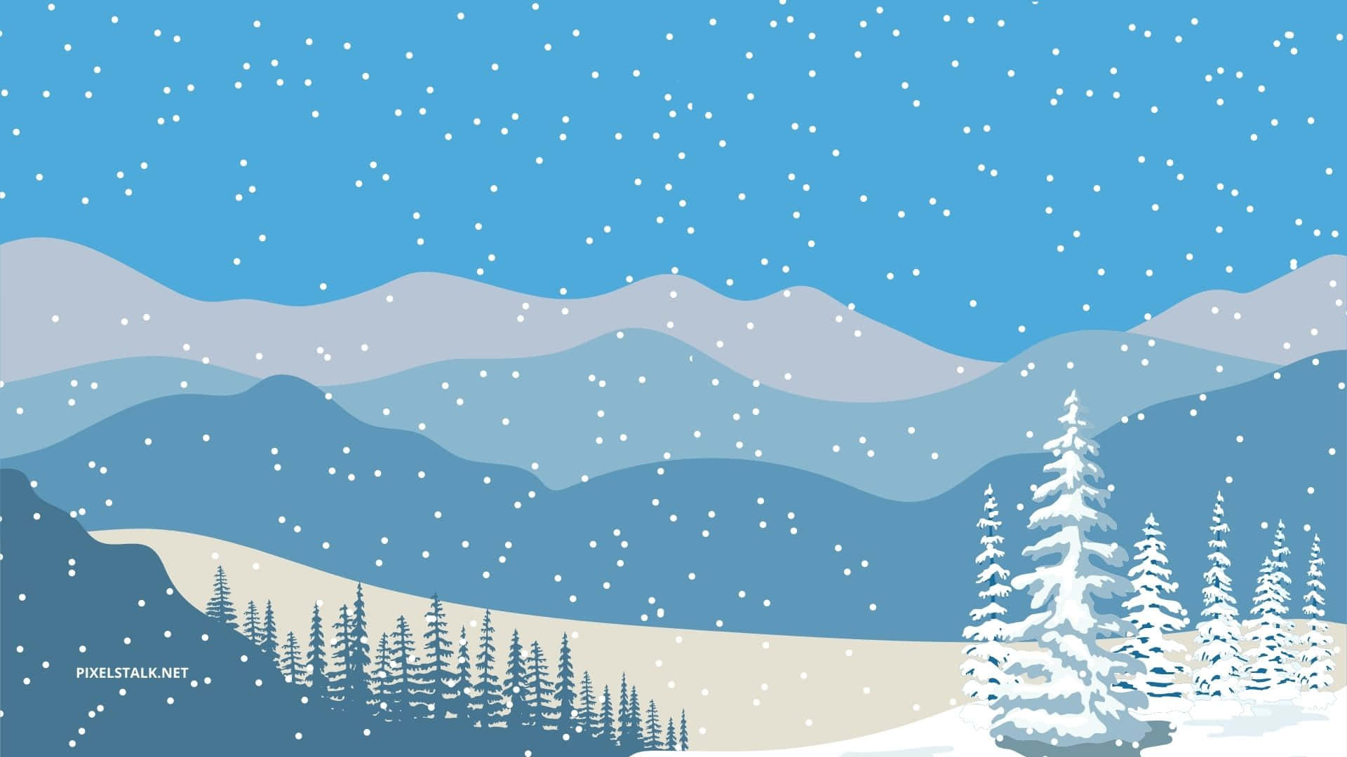 Simple Winter Wallpaper
