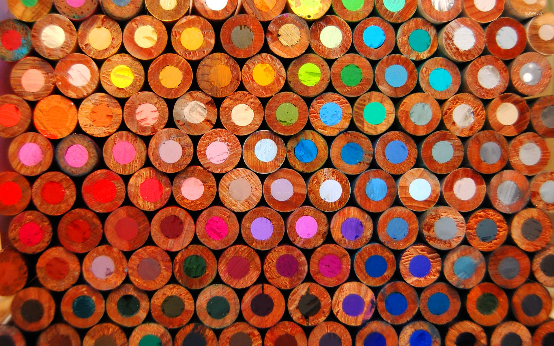 Colorful Pencils Wallpaper Photography
