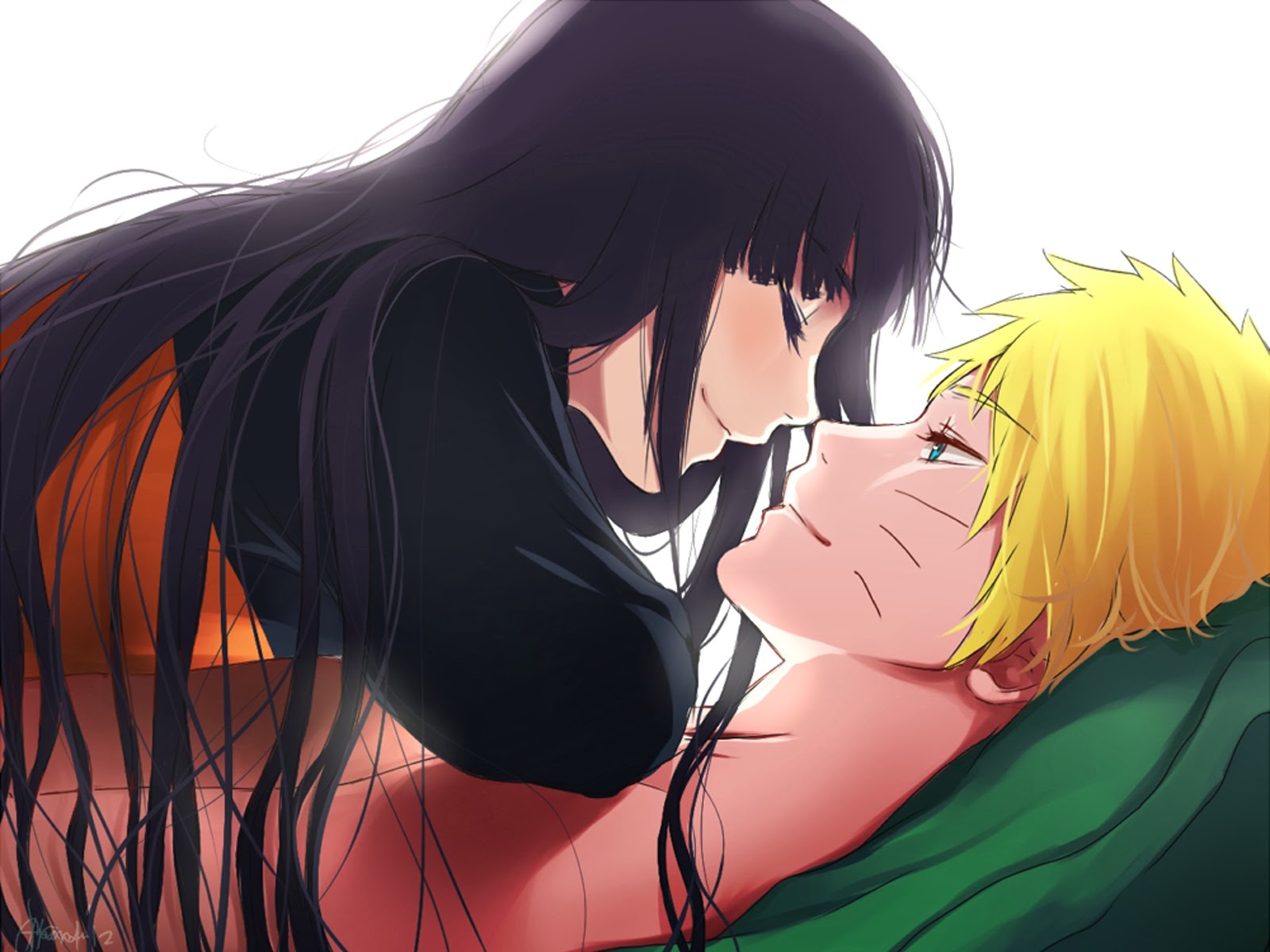 Naruto And Hinata Sweet Couple Anime Hd Wallpaper 0k