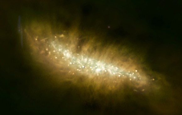 Supernova S Galaxy Full Of Starbursts And Superwind