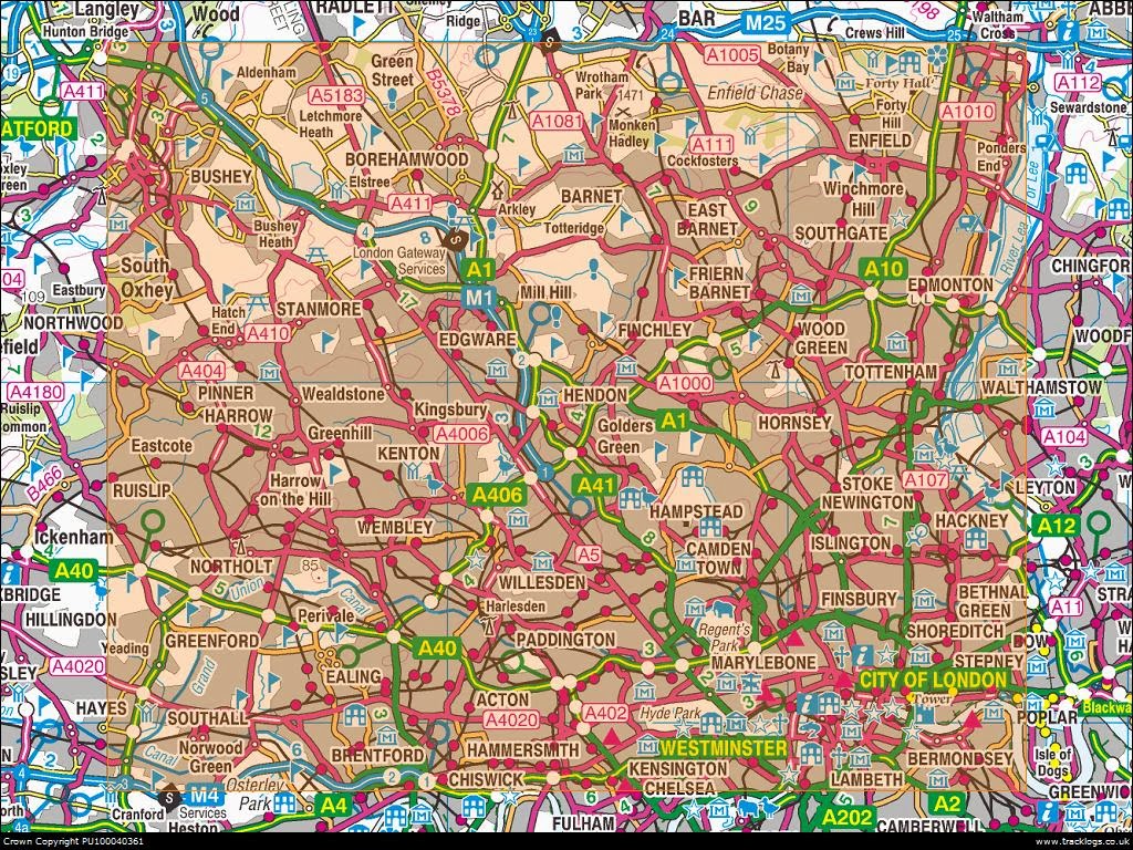 London Street Map Wallpaper Ordnance Survey