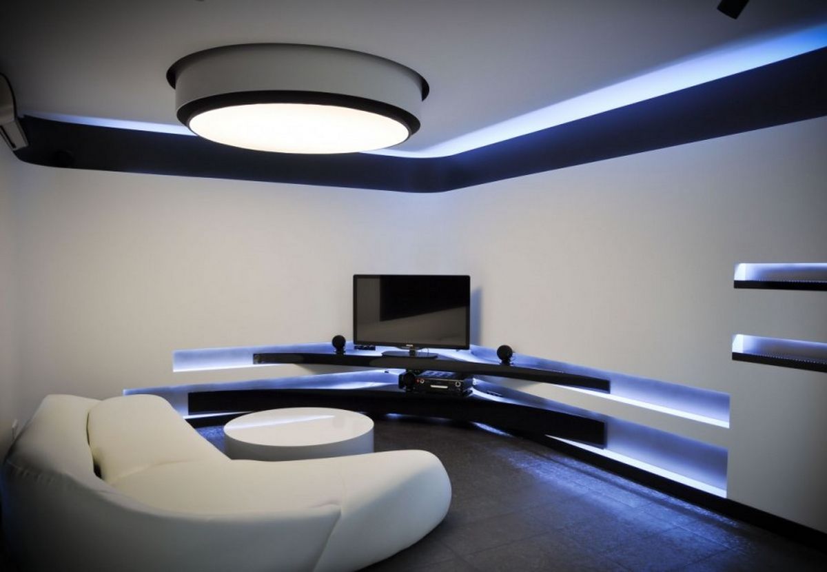 Ultra Modern Apartment Interior Led Lighting Inspiration