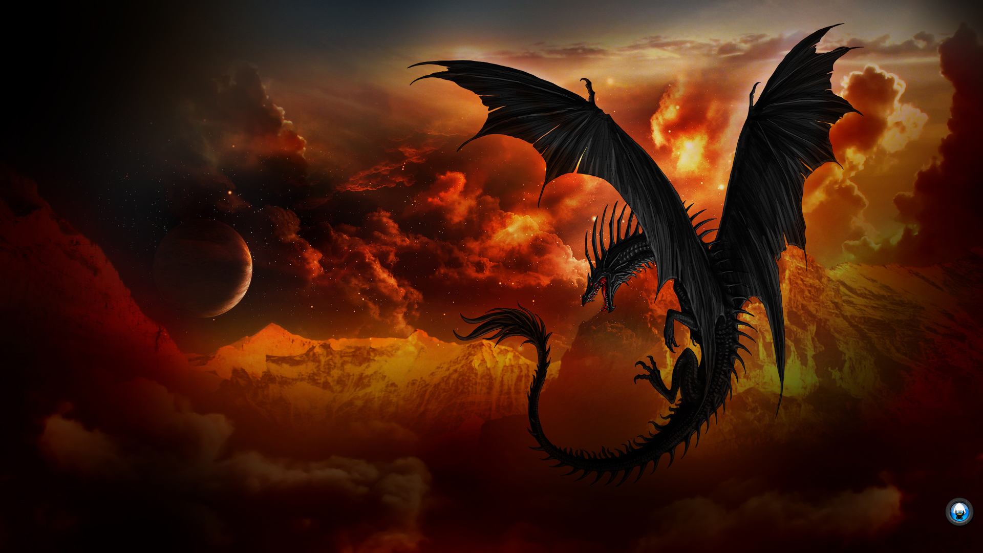 Dragon Puter Wallpaper Desktop Background