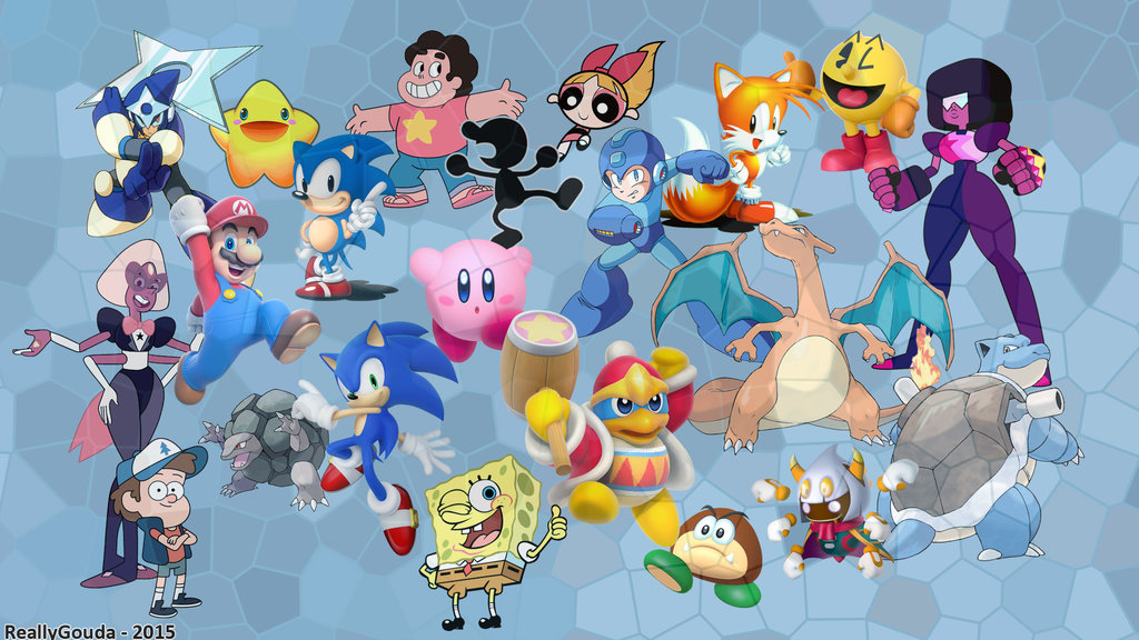 Video Game And Animated Tv Characters Wallpaper By Reallygouda On