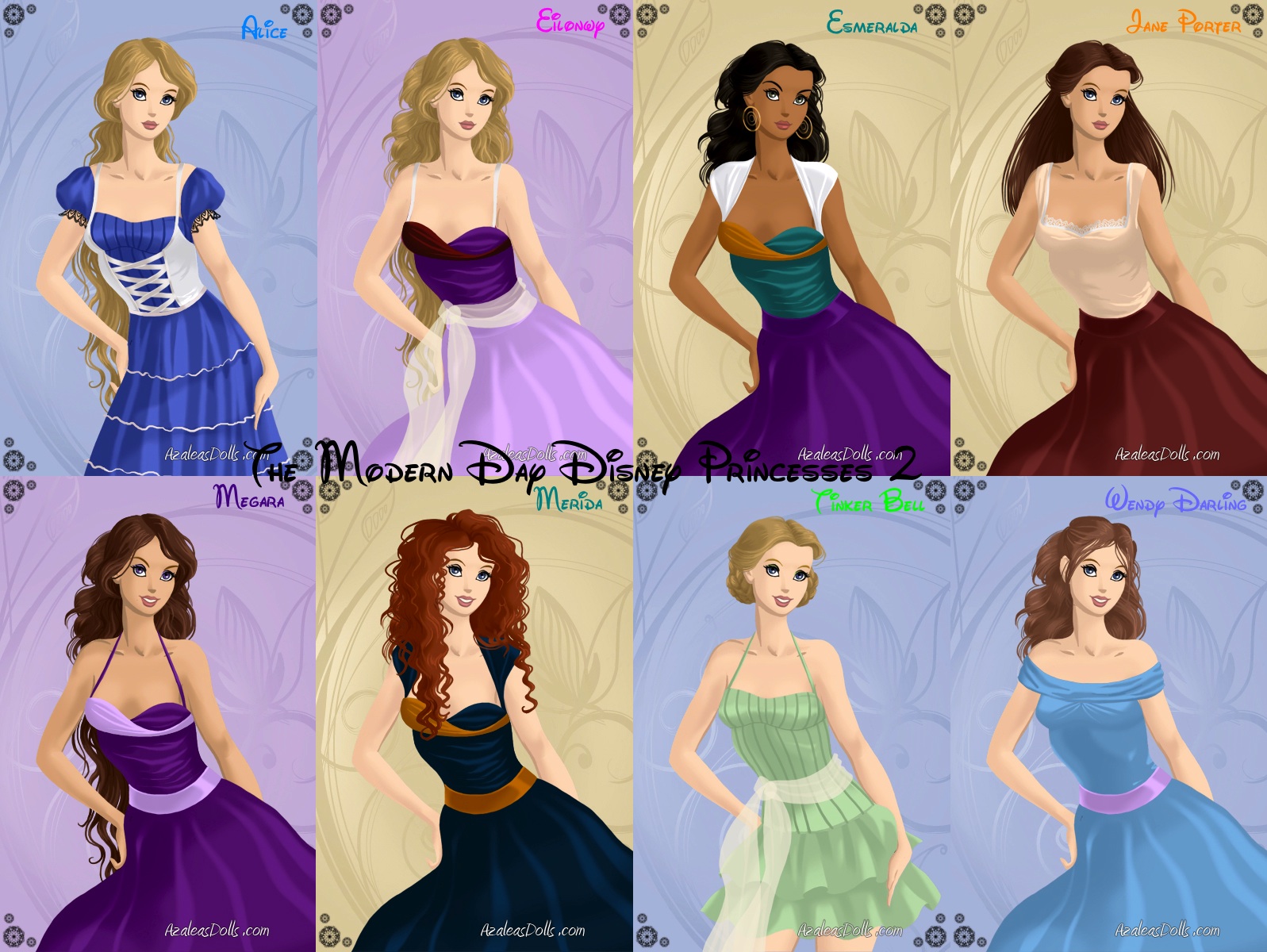 The Modern Day Disney Princesses By Nickelbackloverxoxox On