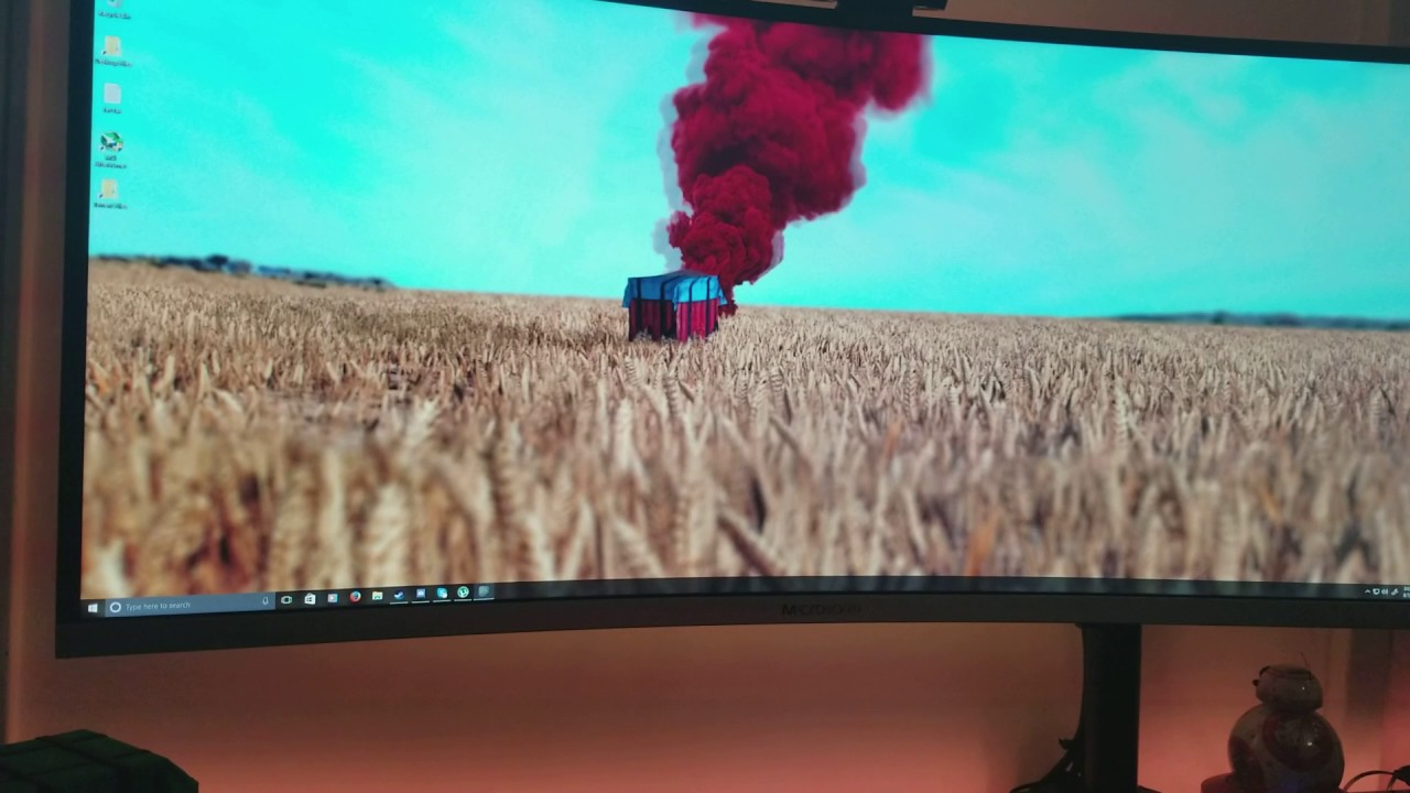 PUBG Setup with live wallpapers