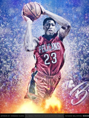 Anthony Davis Pelicans 2015 360x480   Wallpaper   American