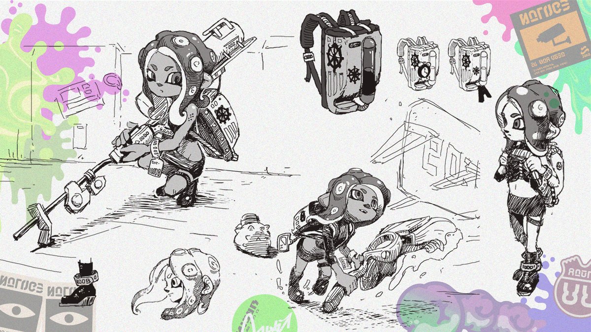 Splatoon Octo Expansion Receives Two New Pieces Of Concept Art