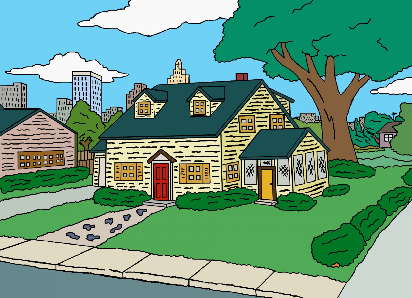 Background Family Guy House