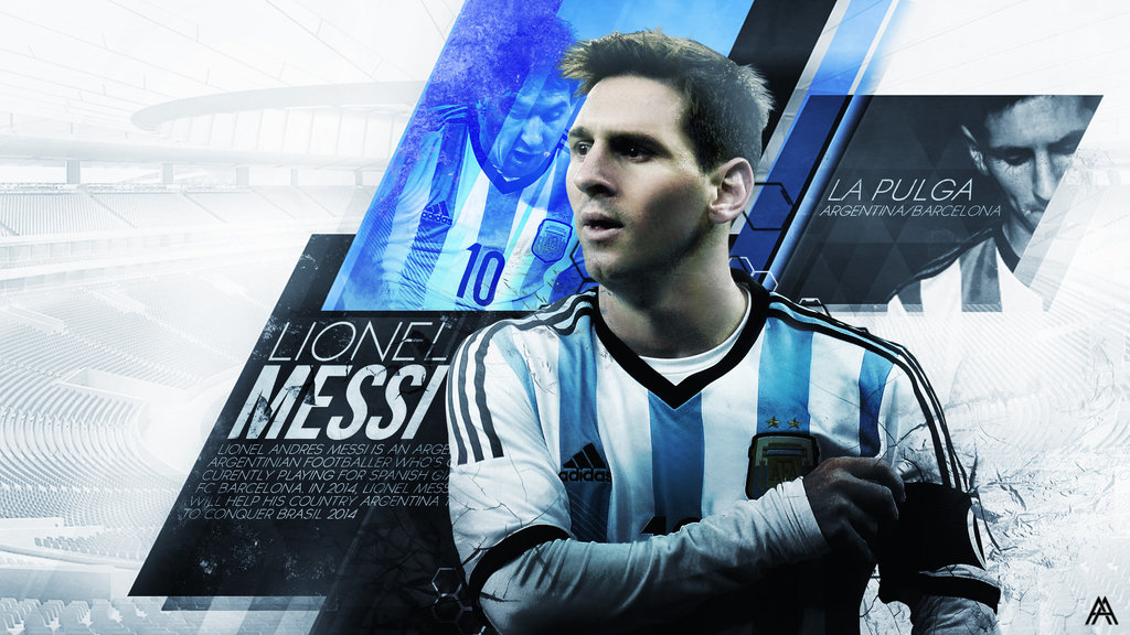 Lionel Messi Argentina by AlbertGFX on