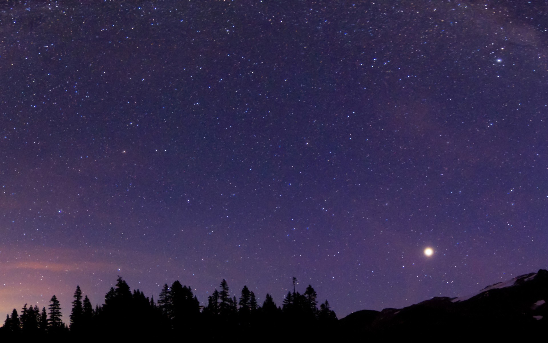Moon And Star Wallpaper