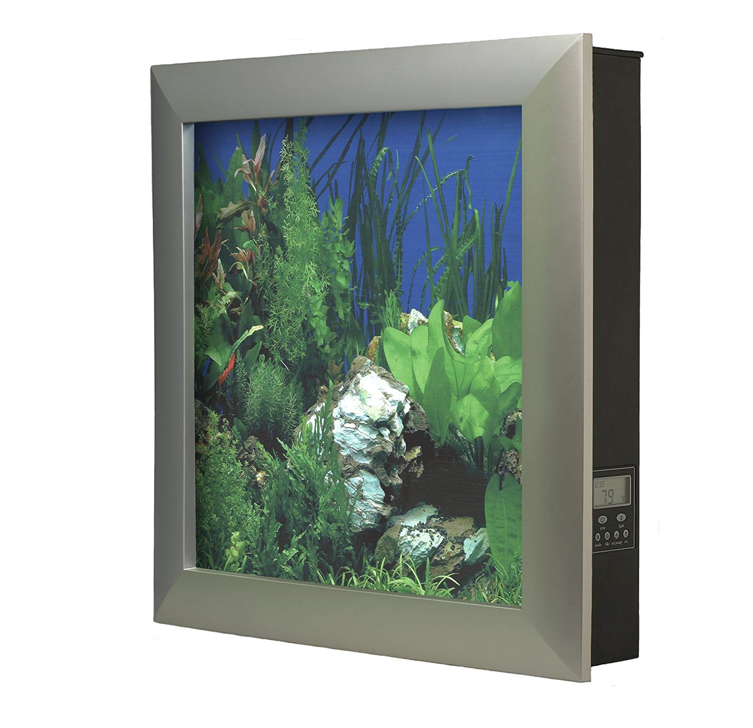 Aquavista Wall Mounted Aquarium With Whitestone Background