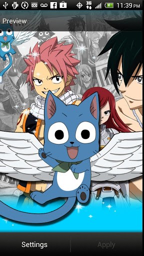 Happy Fairy Tail Iphone Wallpaper View bigger   fairy tail anime