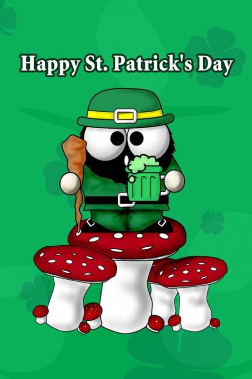Funny St Patricks Day Leprechaun iPhone HD Wallpaper