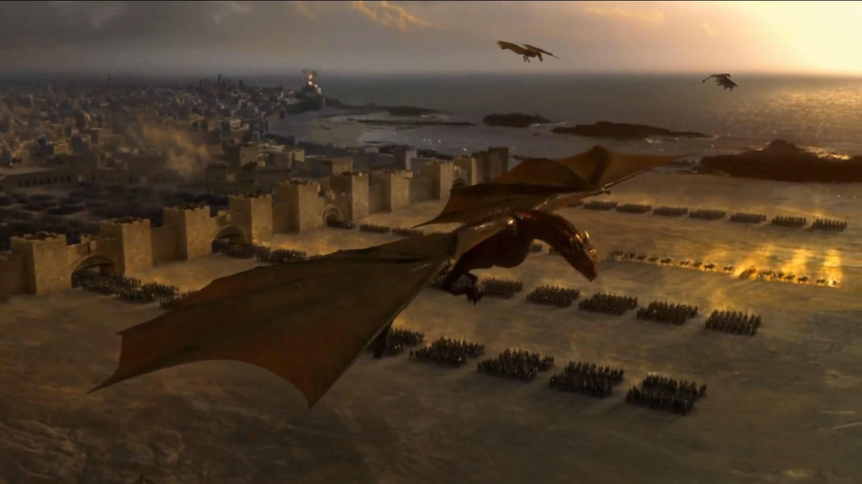 Dragons from Game of Thrones   HD wallpaper