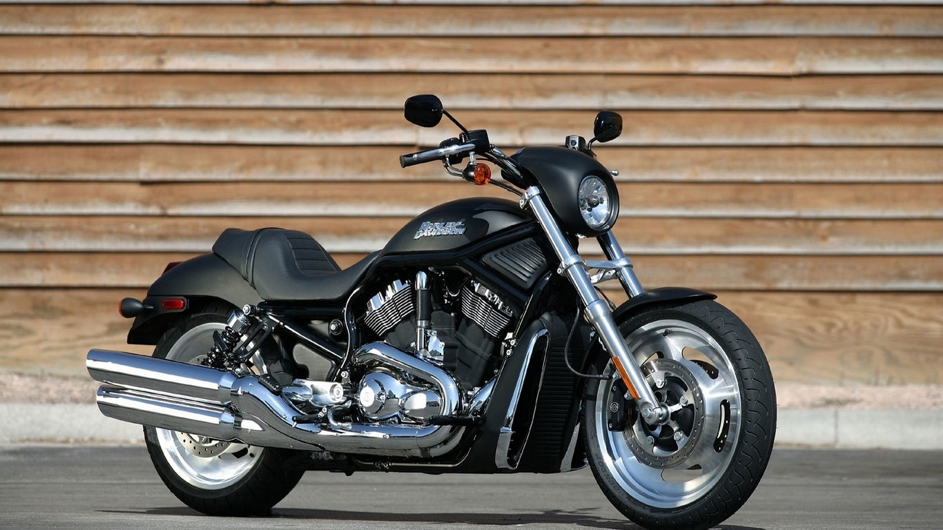 Black Harley Davidson Motorcycle Wallpaper