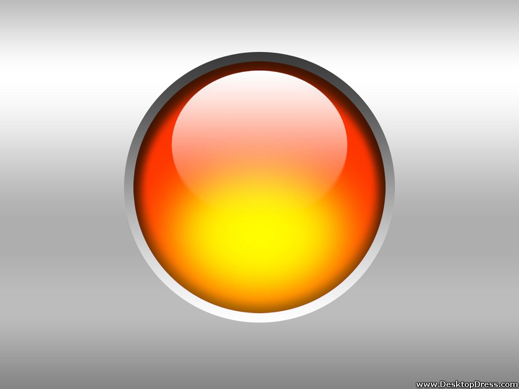 Desktop Wallpaper 3d Background Orange Ball