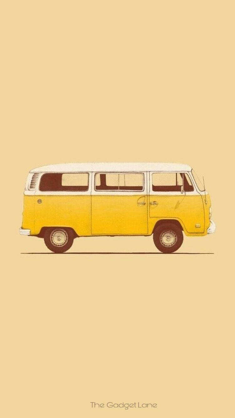 Yellow Vintage Aesthetic Wallpaper