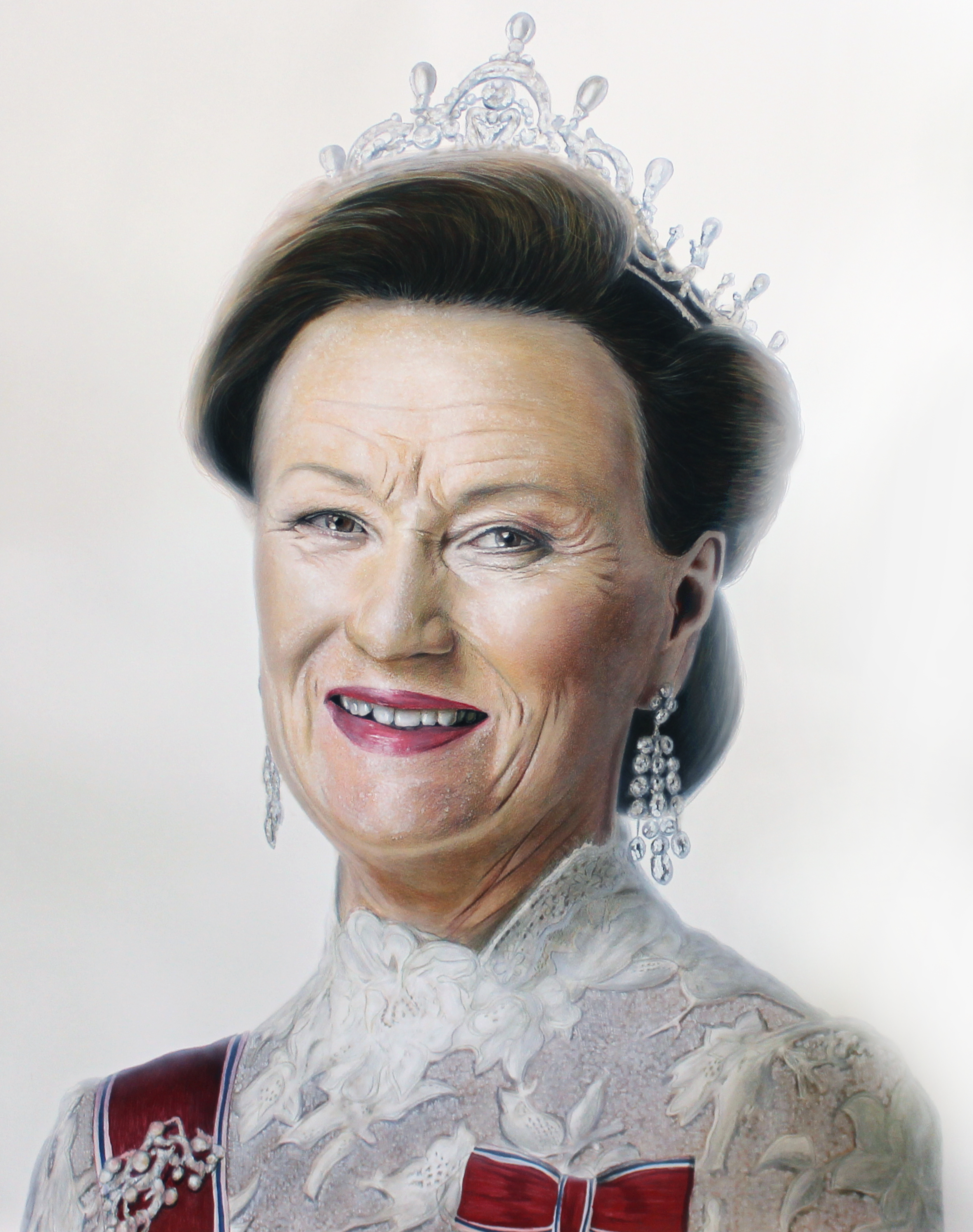 Queen Sonja Large Pencil Drawing Detail By Atomiccircus On