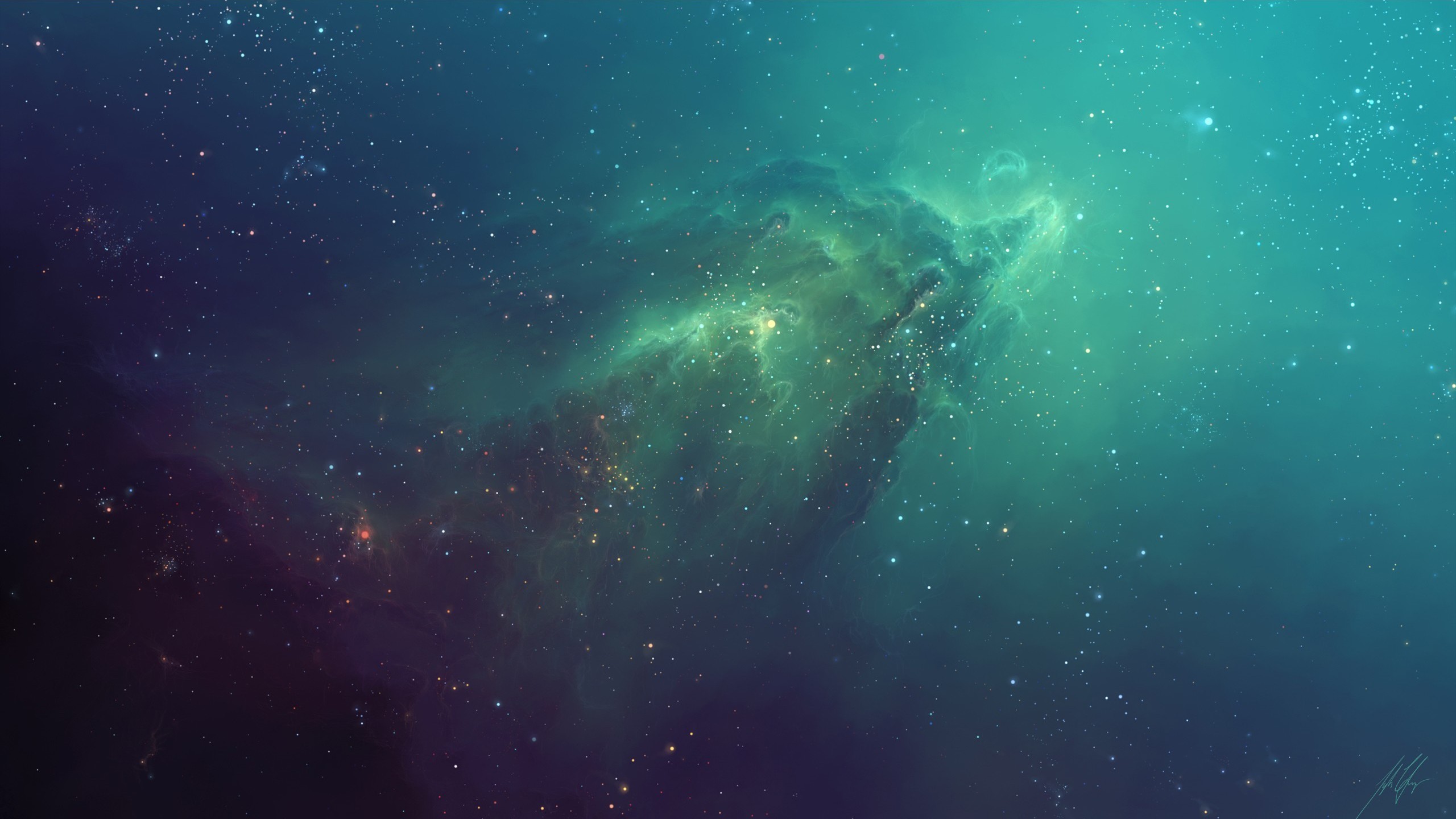 Ios Nebula Wallpaper