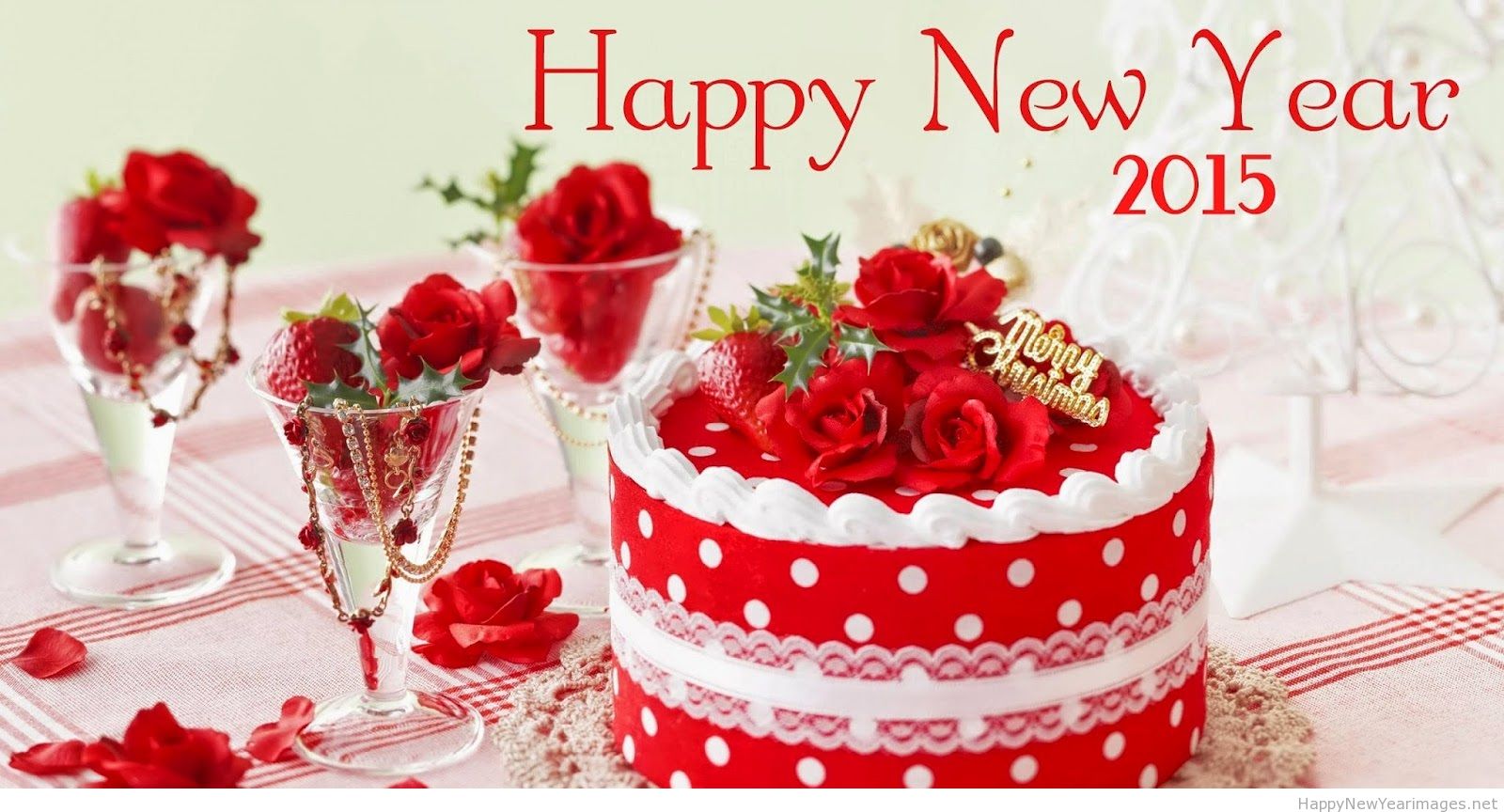 Cake Happy New Year Wallpaper Image Ongur