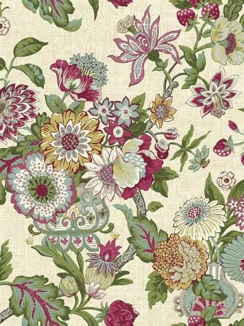 Gc8701 Waverly Global Chic Wallpaper Book By York