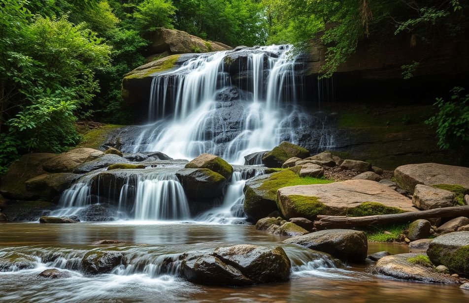 Waterfall Wallpaper With Sound