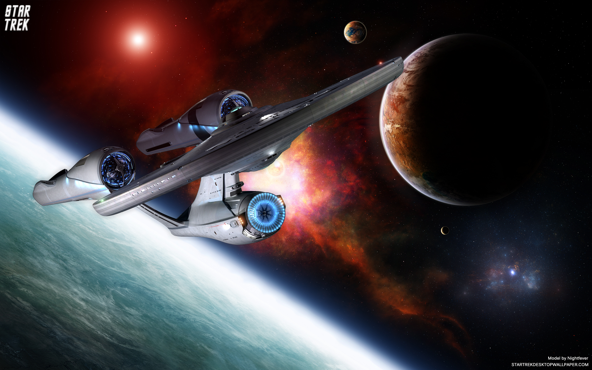 Uss Enterprise Star Trek Wallpaper