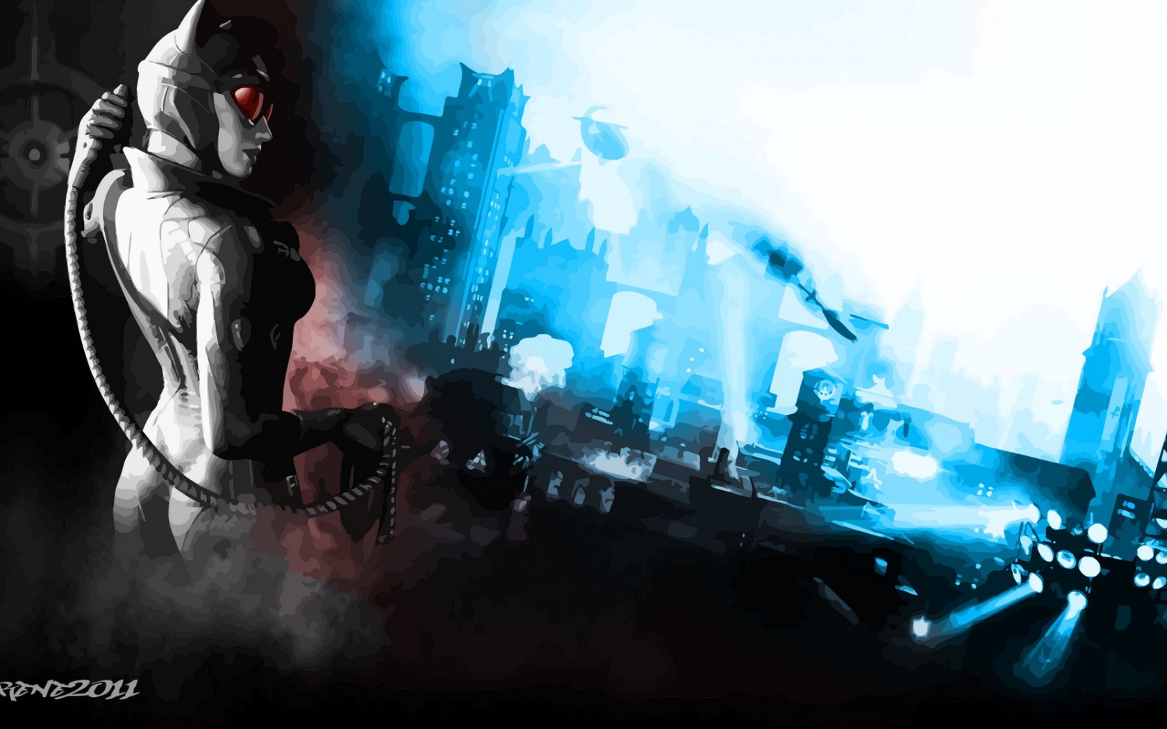 Batman Arkham City Wallpaper Catwoman Pixel HD