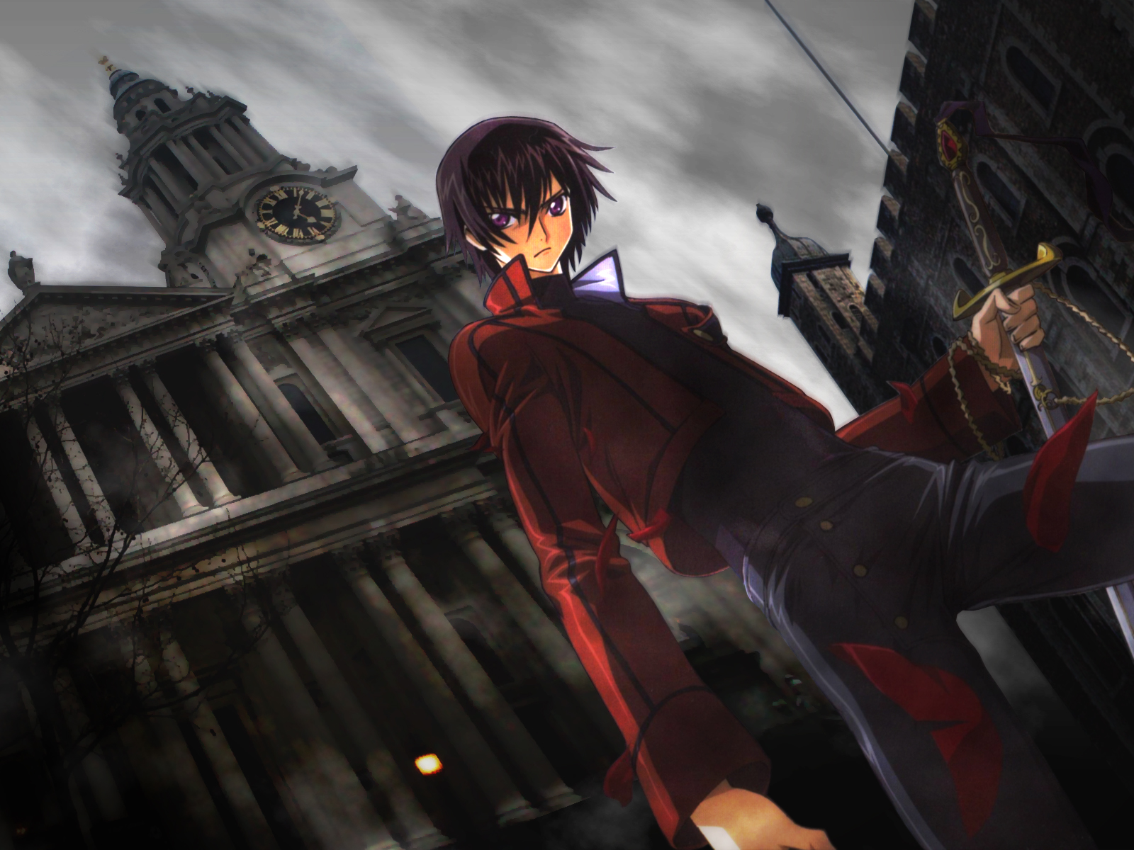 🔥 Free Download Lelouch Lamperouge Wallpaper 4k Black Code Geass by ...