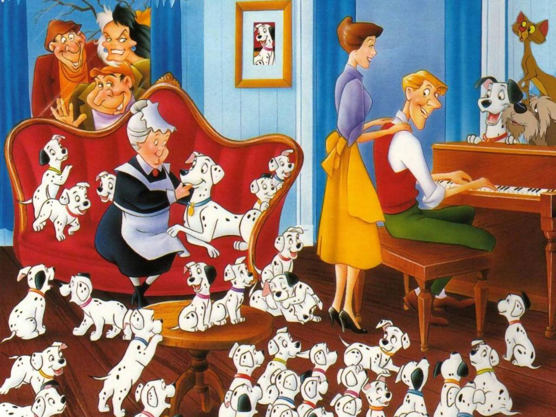 Dalmatians Music Bonding C67216T4V000927V Wallpaper