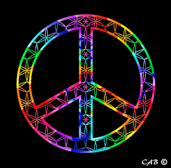 Dragonflyone Portfolio Rainbow Peace Symbol