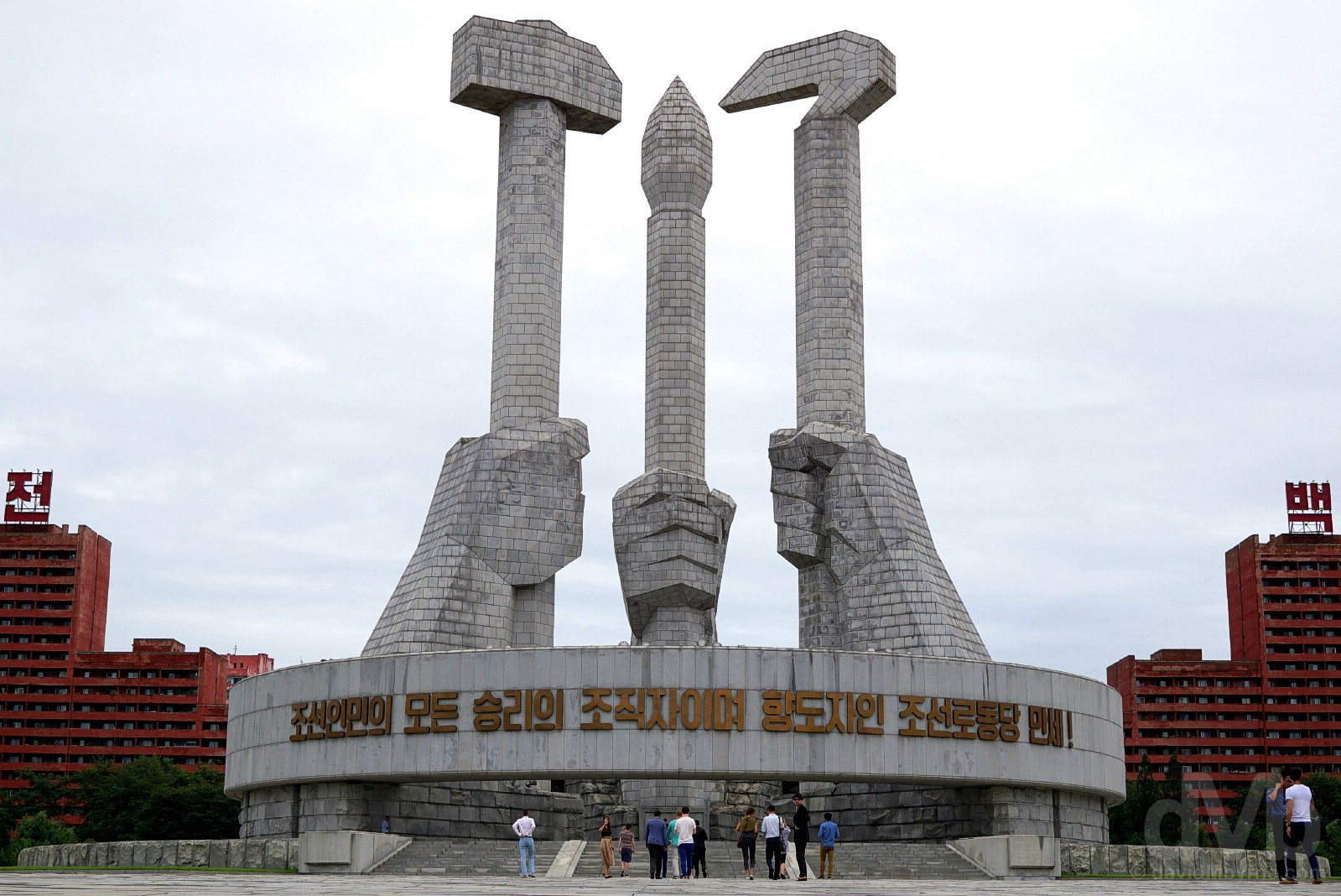Monument To Party Founding Pyongyang North Korea Wallpaper