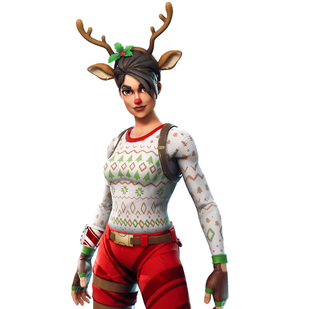 Rare Red Nosed Raider Outfit Fortnite Cosmetic Cost 1200 V Bucks