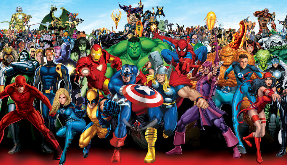 3d Super Heroes Wallpaper