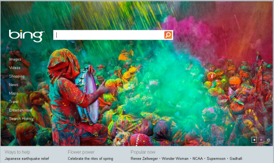 If You Click Around Bing Will Inform That This Is The Holi