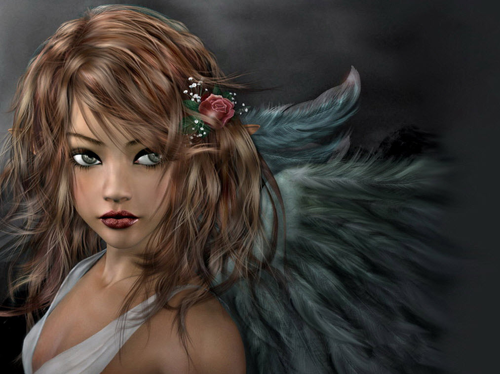  ideas world most beautiful 3D girl picture wallpaper 2013 2014