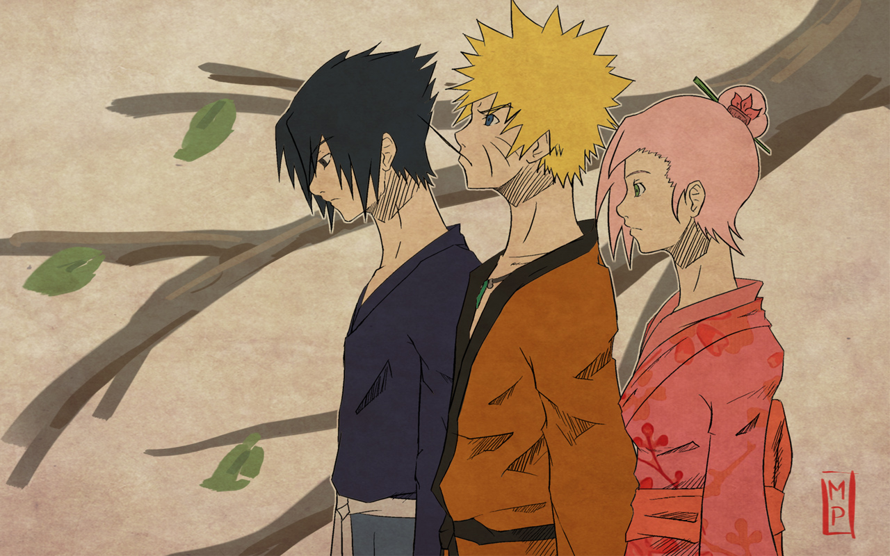 Sasuke Naruto Sakura Shippuuden Wallpaper