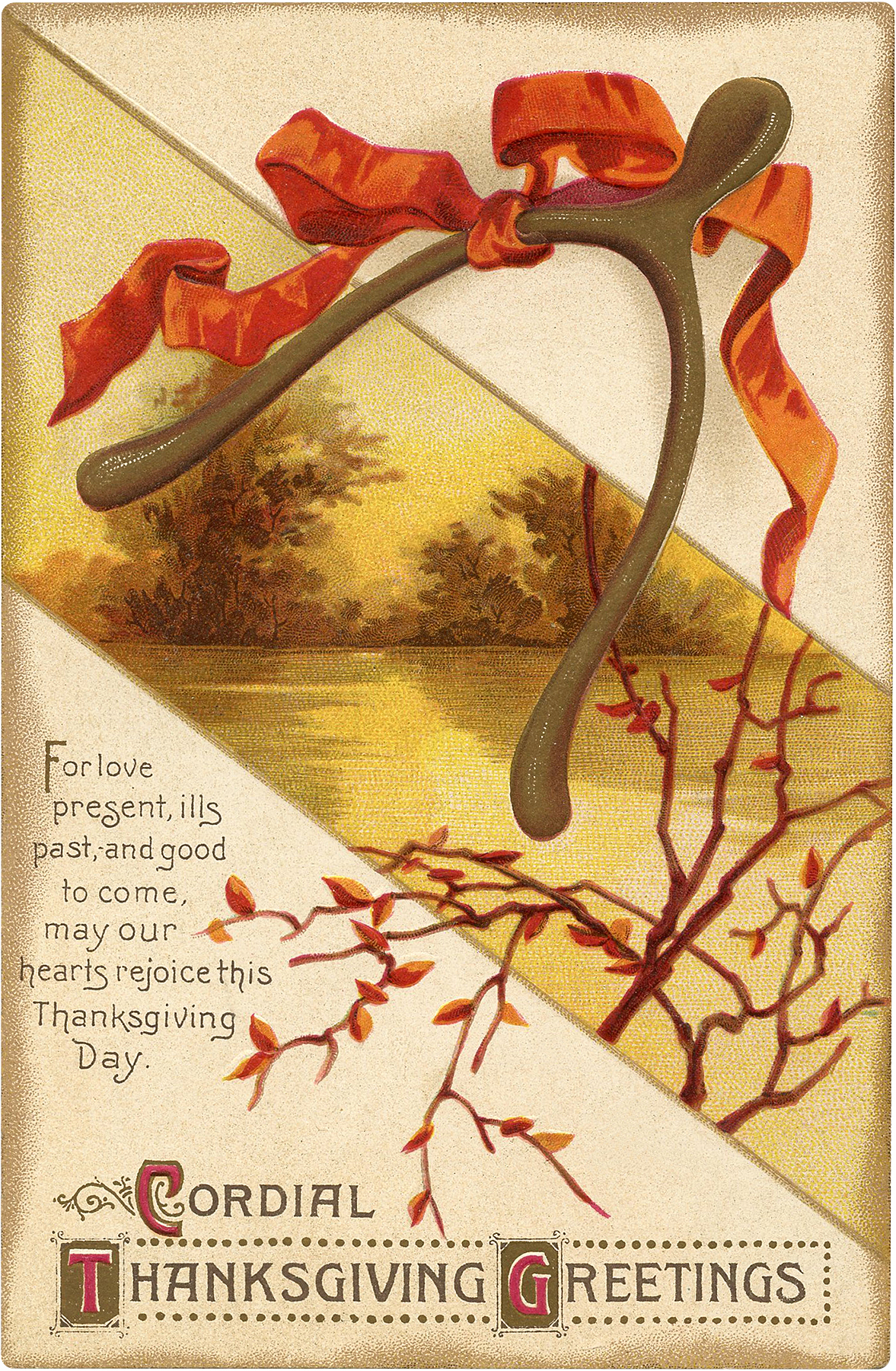 Wishbone Image Thanksgiving The Graphics Fairy