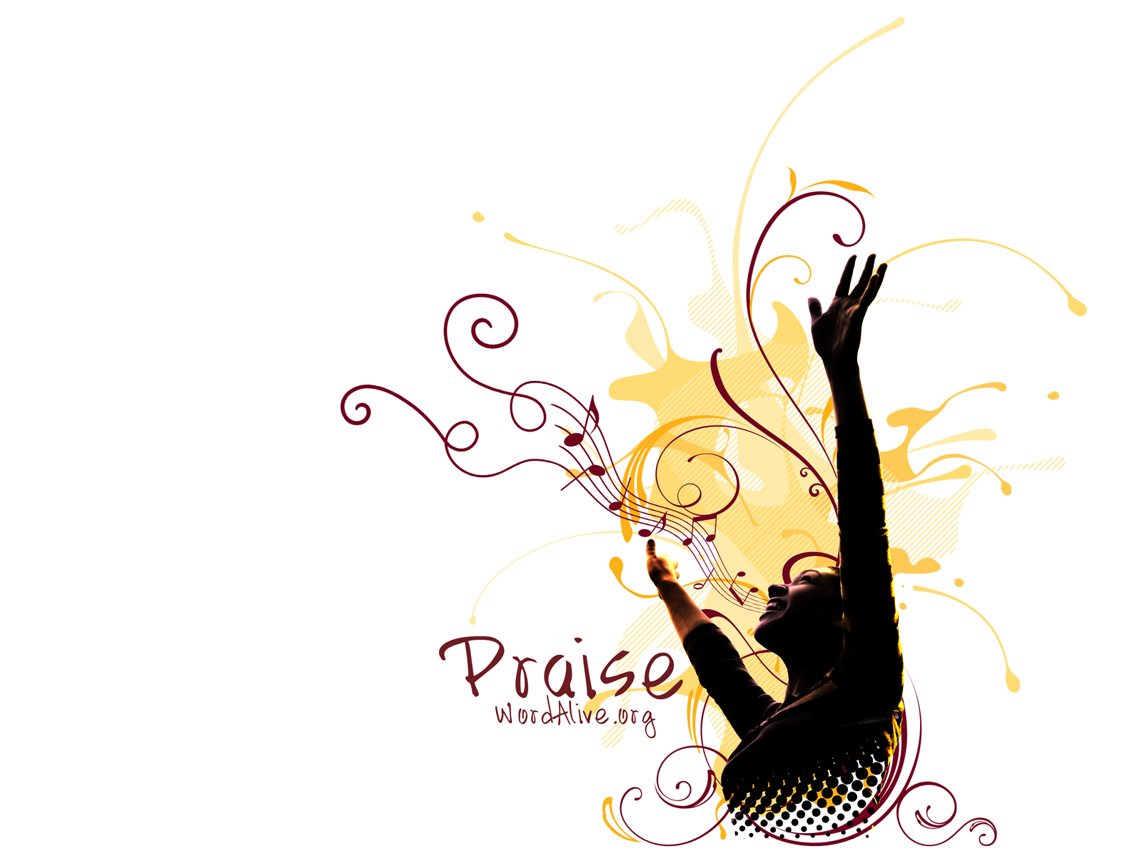 Christian Graphic Praise Background Wallpaper