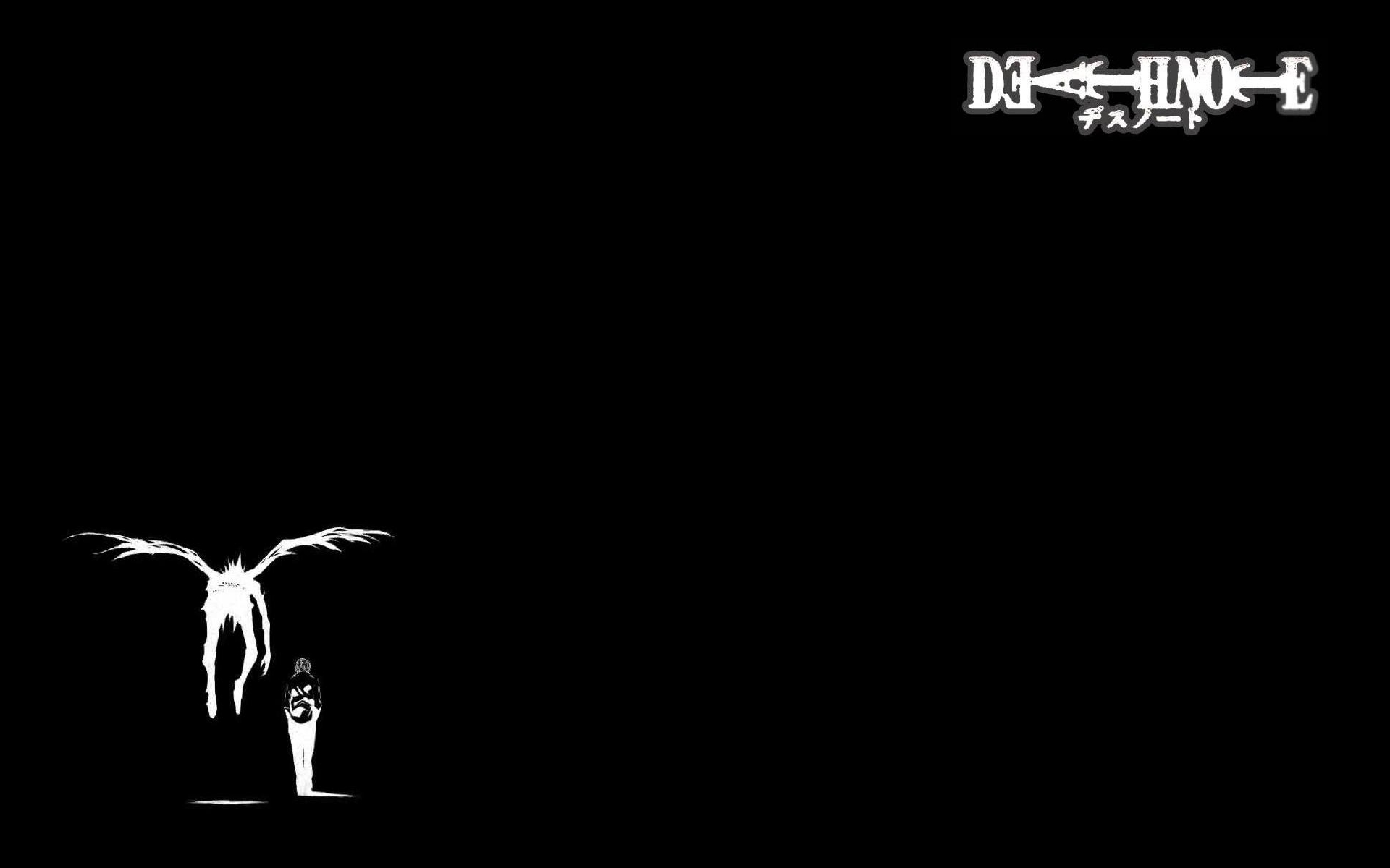 Death Note Light Wings Ryuk Yagami Simple Background