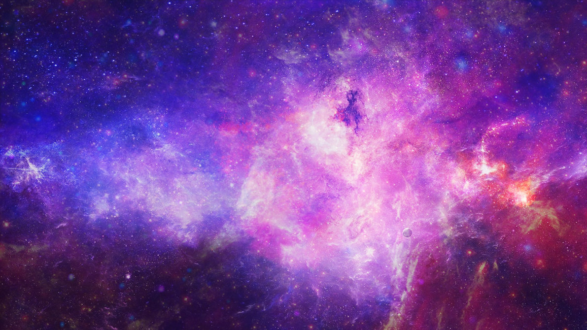 Purple Space Galaxy Wallpaper High
