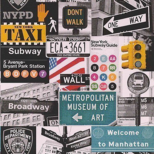Galerie Yolo New York Road Sign Nypd Taxi Broadway Wallpaper