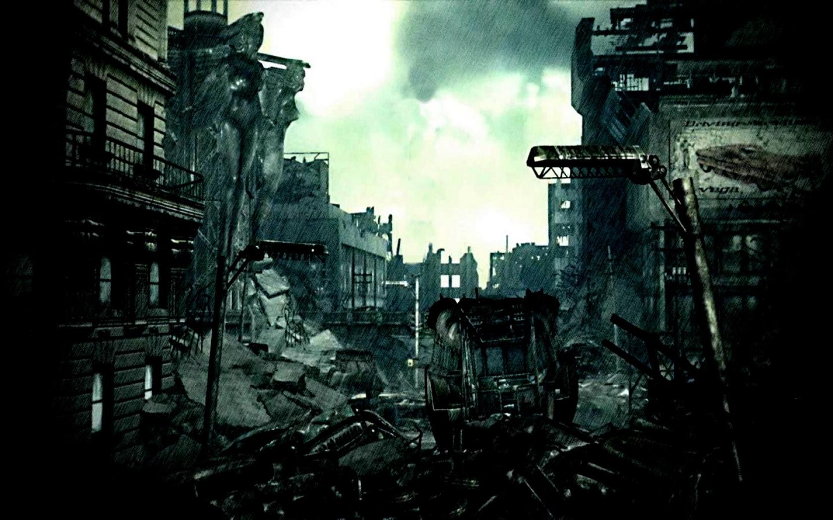 fallout city dc apocalypse destroyed HQ Wide 1280x800