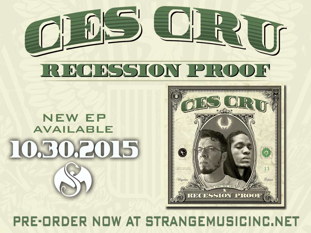 Ces Cru S New Ep Recession Proof Now Available For Pre Order